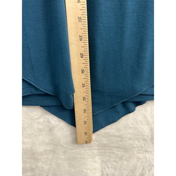 NWT Soft Surroundings Madeline Tunic Top L Drape Flowy Blue - Picture 7 of 8